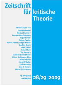 Cover Zeitschrift für kritische Theorie / Zeitschrift für kritische Theorie, Heft 28/29 (2009)