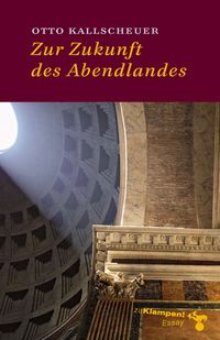 Cover Zur Zukunft des Abendlandes