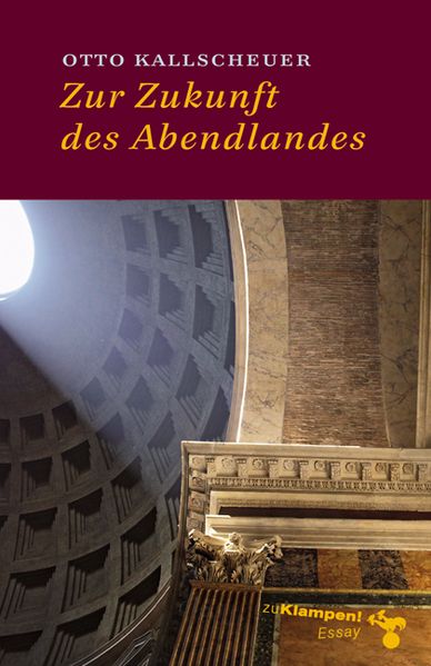 Cover Zur Zukunft des Abendlandes