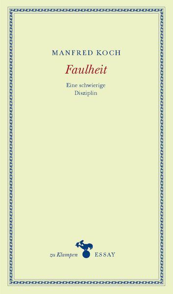 Cover Faulheit