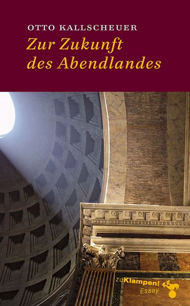 Cover Zur Zukunft des Abendlandes