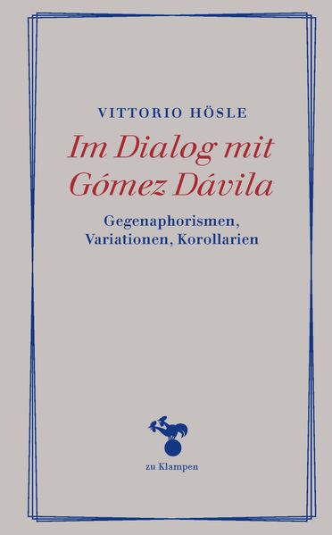 Cover Im Dialog mit Gómez Dávila