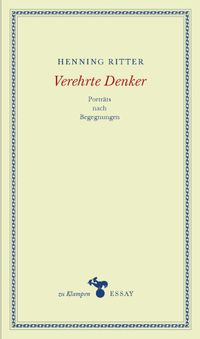 Cover Verehrte Denker