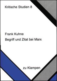 Cover Begriff und Zitat bei Marx
