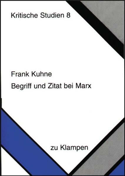 Cover Begriff und Zitat bei Marx