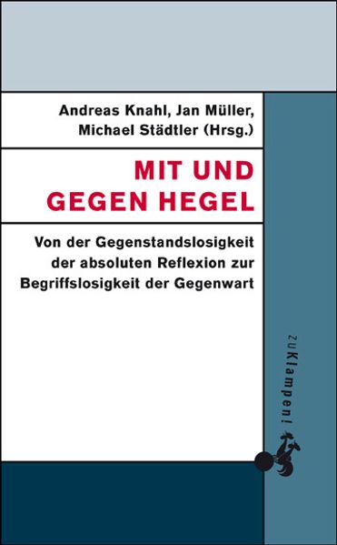 Cover Mit und gegen Hegel