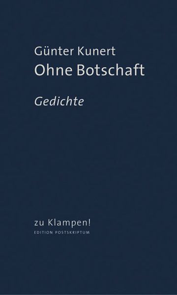 Cover Ohne Botschaft