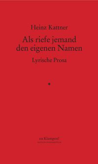 Cover Als riefe jemand den eigenen Namen