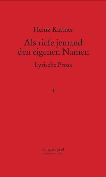 Cover Als riefe jemand den eigenen Namen