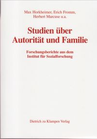 Cover Studien über Autorität und Familie