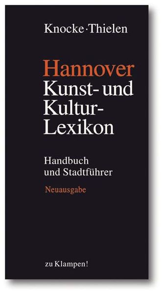 Cover Hannover – Kunst- und Kulturlexikon