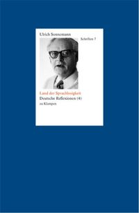 Cover Schriften / Land der Sprachlosigkeit. Schriften 7