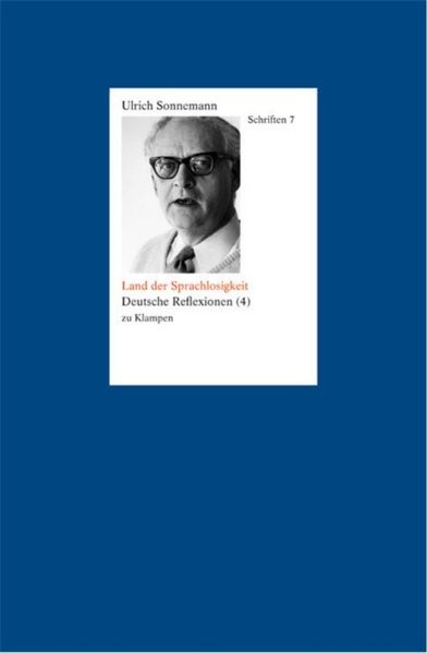 Cover Schriften / Land der Sprachlosigkeit. Schriften 7