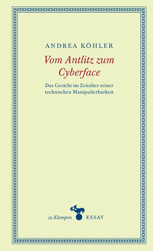 Umschlag zu Vom Antlitz zum Cyberface
