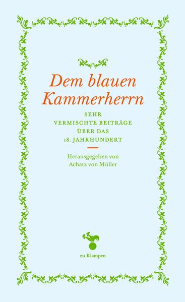Cover Dem blauen Kammerherrn
