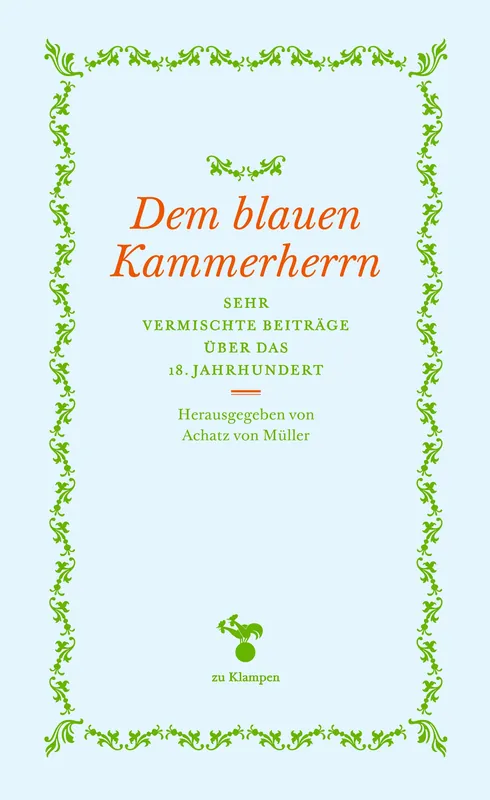 Umschlag zu Dem blauen Kammerherrn
