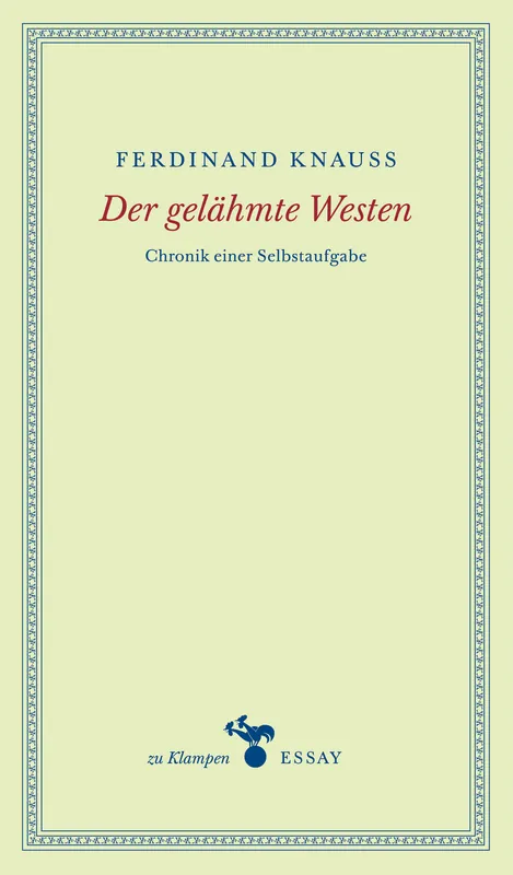 Umschlag zu Der gelähmte Westen