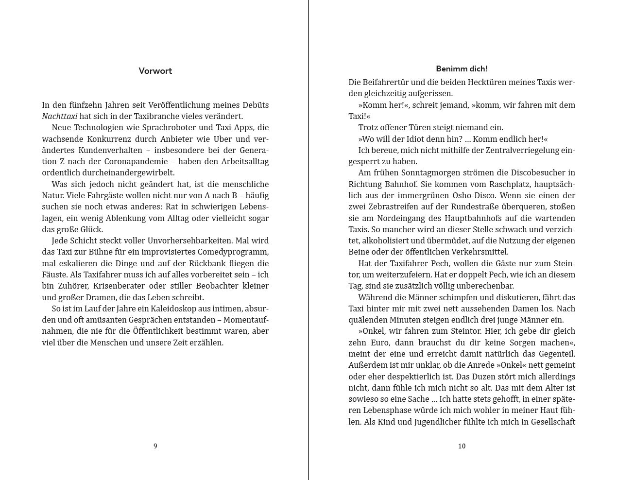 Blick ins Buch zu »Kann ich den Typen nicht hier im Taxi lassen?«