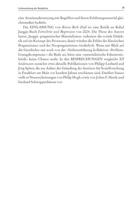 Blick ins Buch zu Zeitschrift für kritische Theorie / Zeitschrift für kritische Theorie, Heft 60/61 (2025)