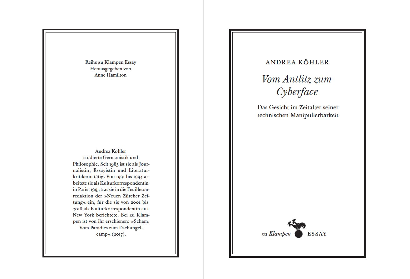 Blick ins Buch zu Vom Antlitz zum Cyberface