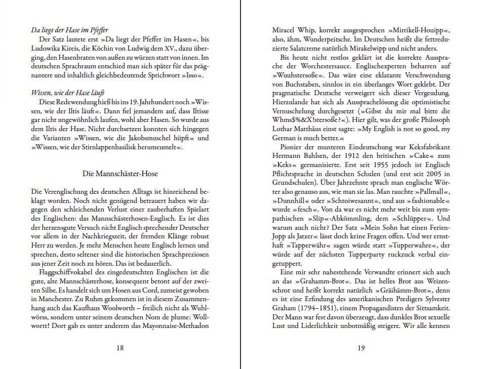 Blick ins Buch zu Lichtstreife und Arschtritte