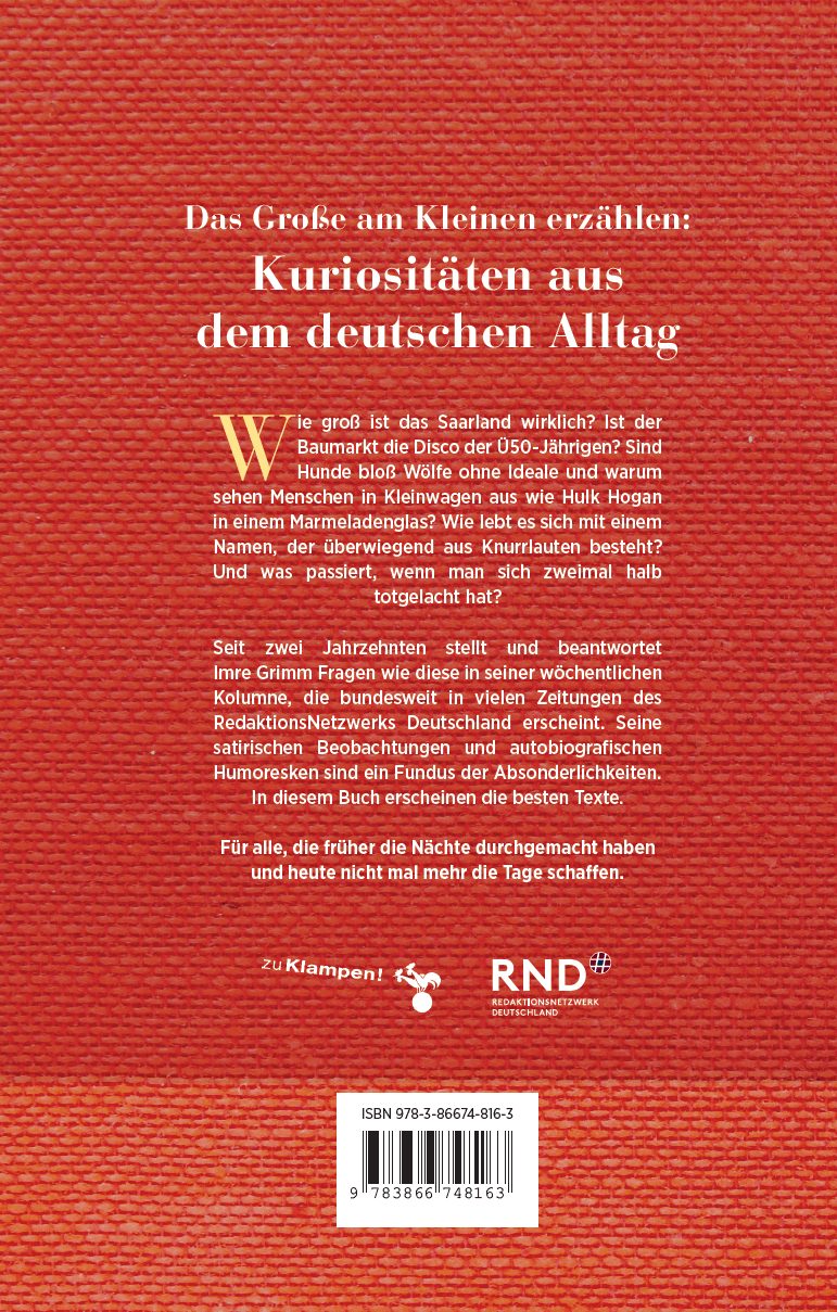 Rückseite zu Über Leben in Deutschland