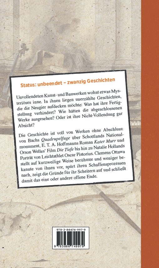 Rückseite zu Die Unvollendeten