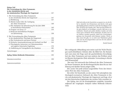 Blick ins Buch zu Altes Testament und christliche Kirche