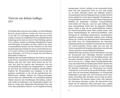 Blick ins Buch zu Zur gesellschaftlichen Funktion der Naturwissenschaften