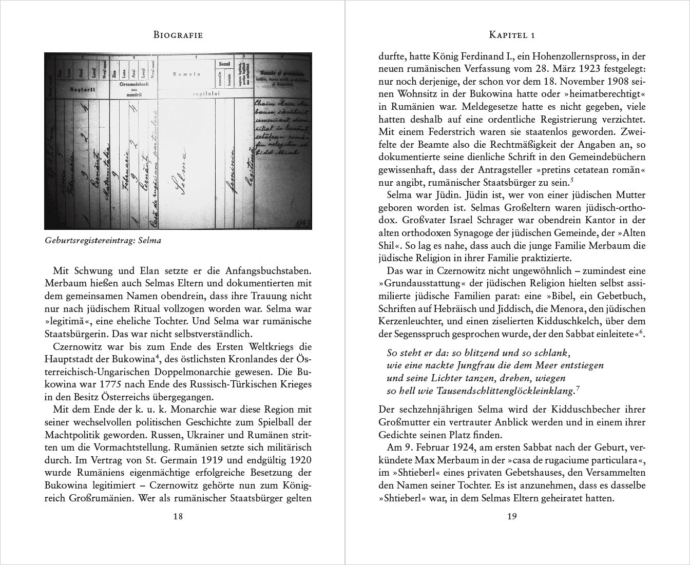 Blick ins Buch zu Selma Merbaum – Ich habe keine Zeit gehabt zuende zu schreiben