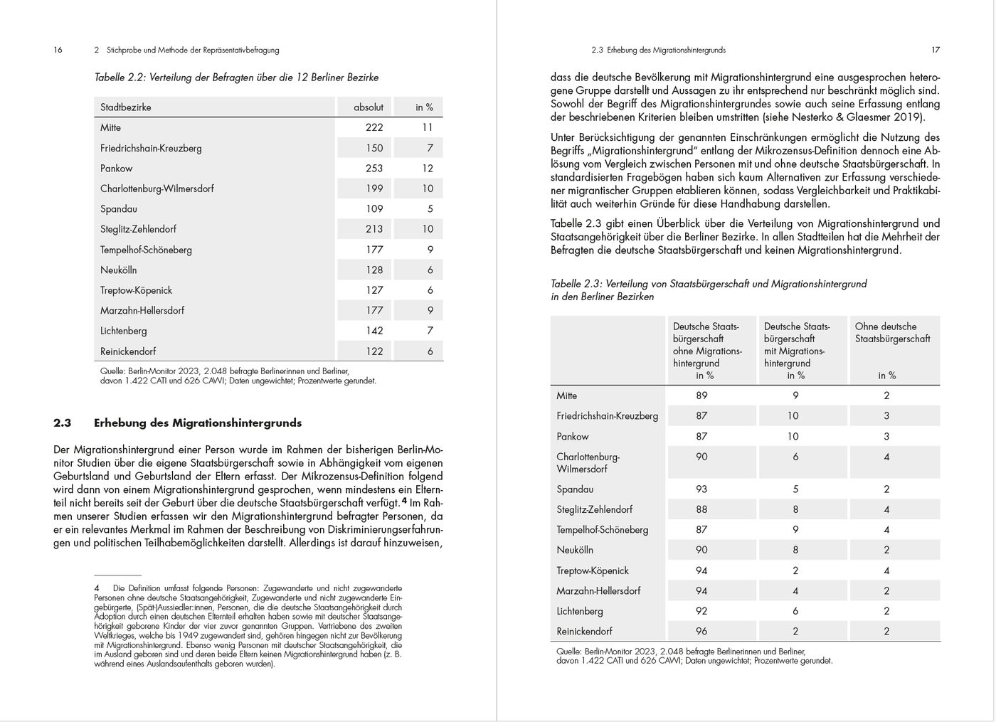 Blick ins Buch zu Der Berlin-Monitor 2023