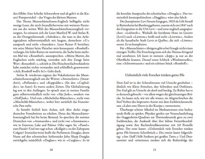 Blick ins Buch zu Lichtstreife und Arschtritte