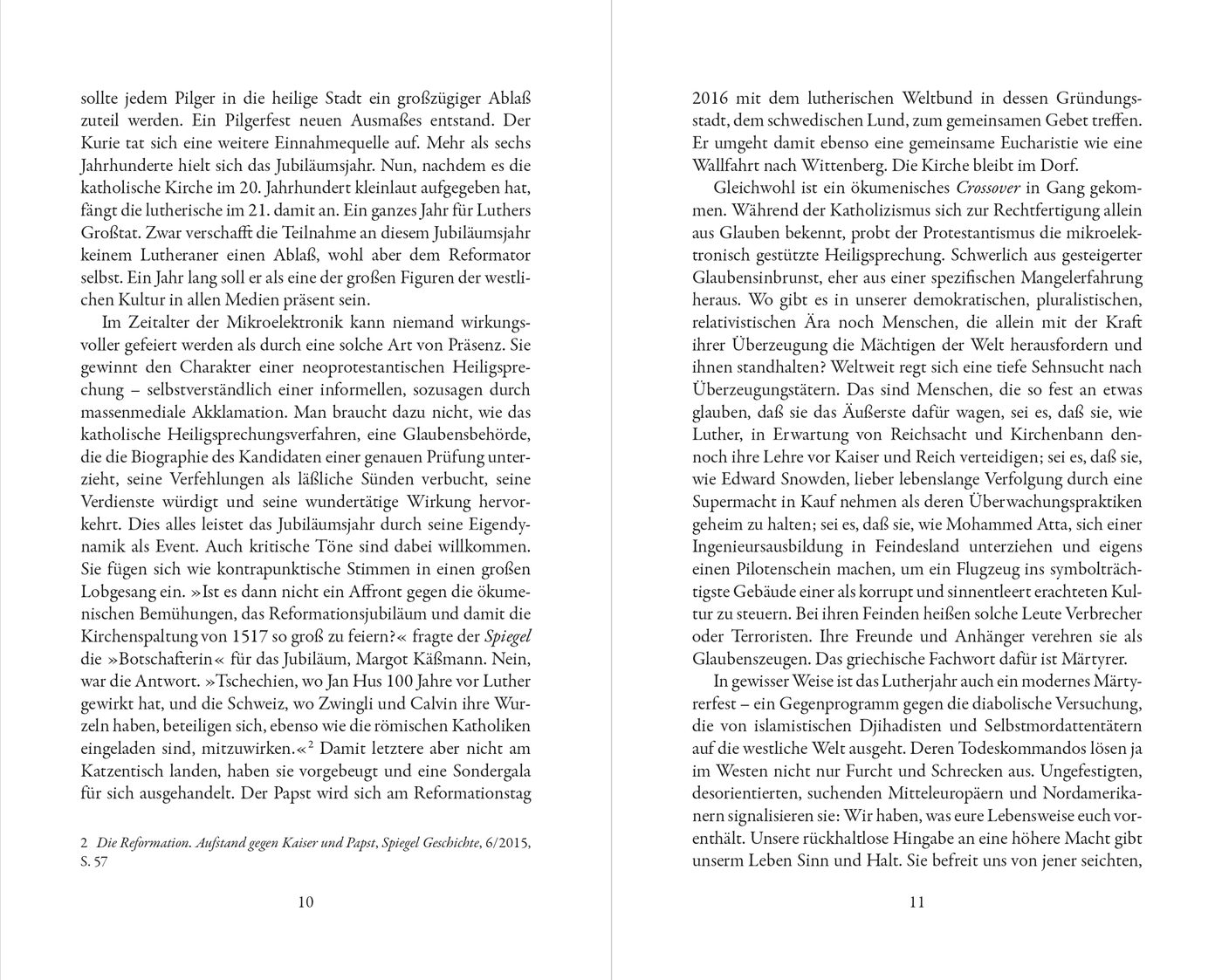 Blick ins Buch zu Luther – Steckbrief eines Überzeugungstäters