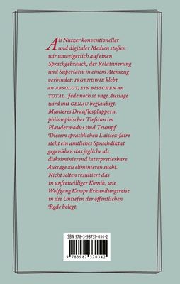 Rückseite zu Irgendwie so total spannend