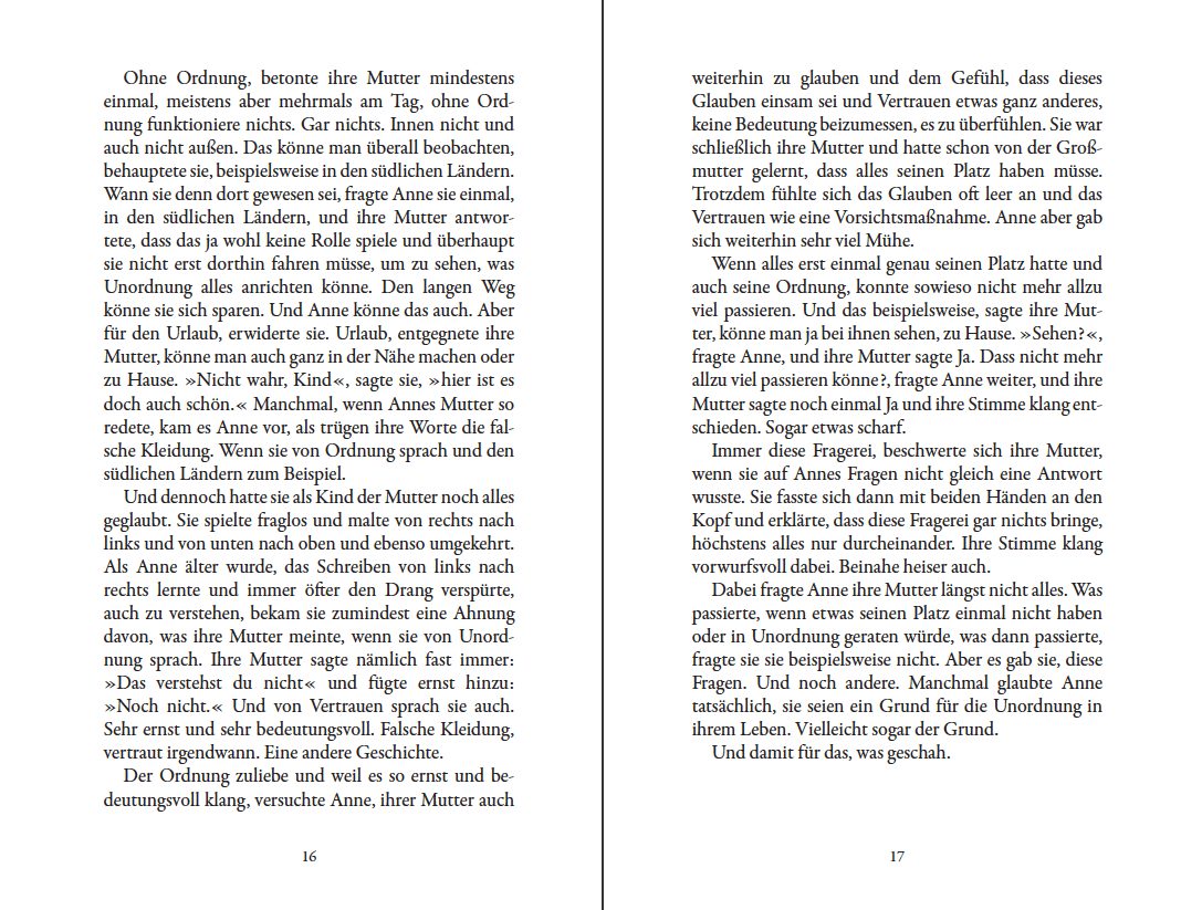 Blick ins Buch zu Kein Ankommen, nirgendwo