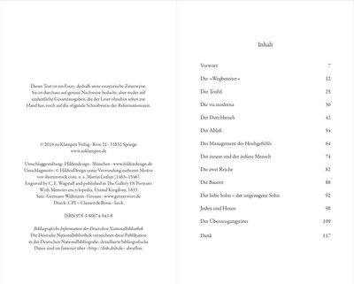 Blick ins Buch zu Luther – Steckbrief eines Überzeugungstäters