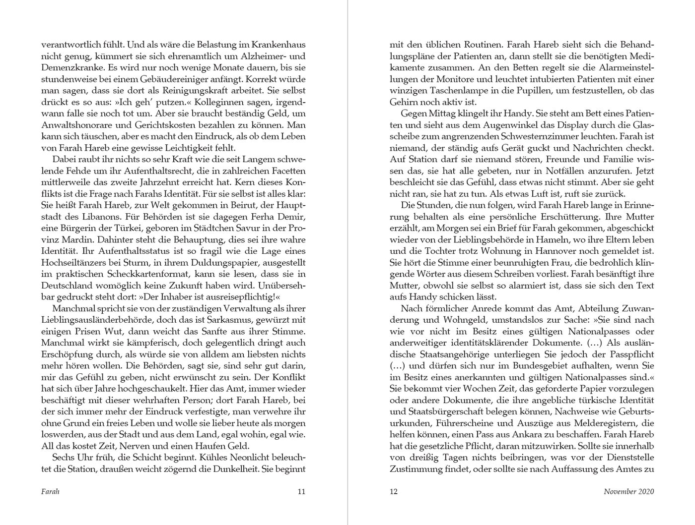Blick ins Buch zu Nirgendwo ein Land