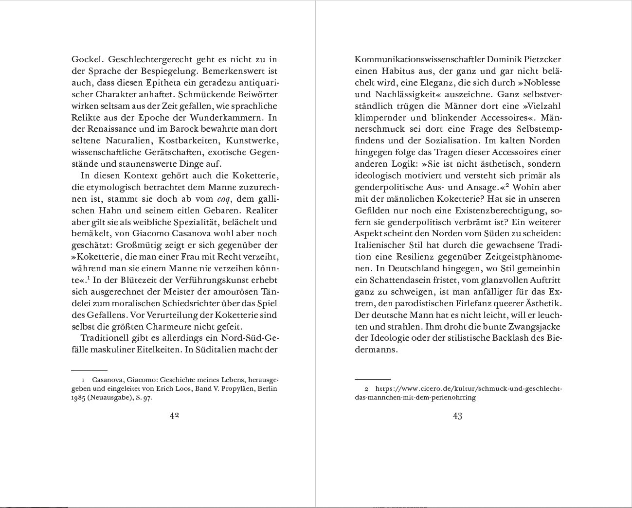 Blick ins Buch zu Glamour