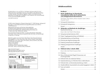 Blick ins Buch zu Der Berlin-Monitor 2025