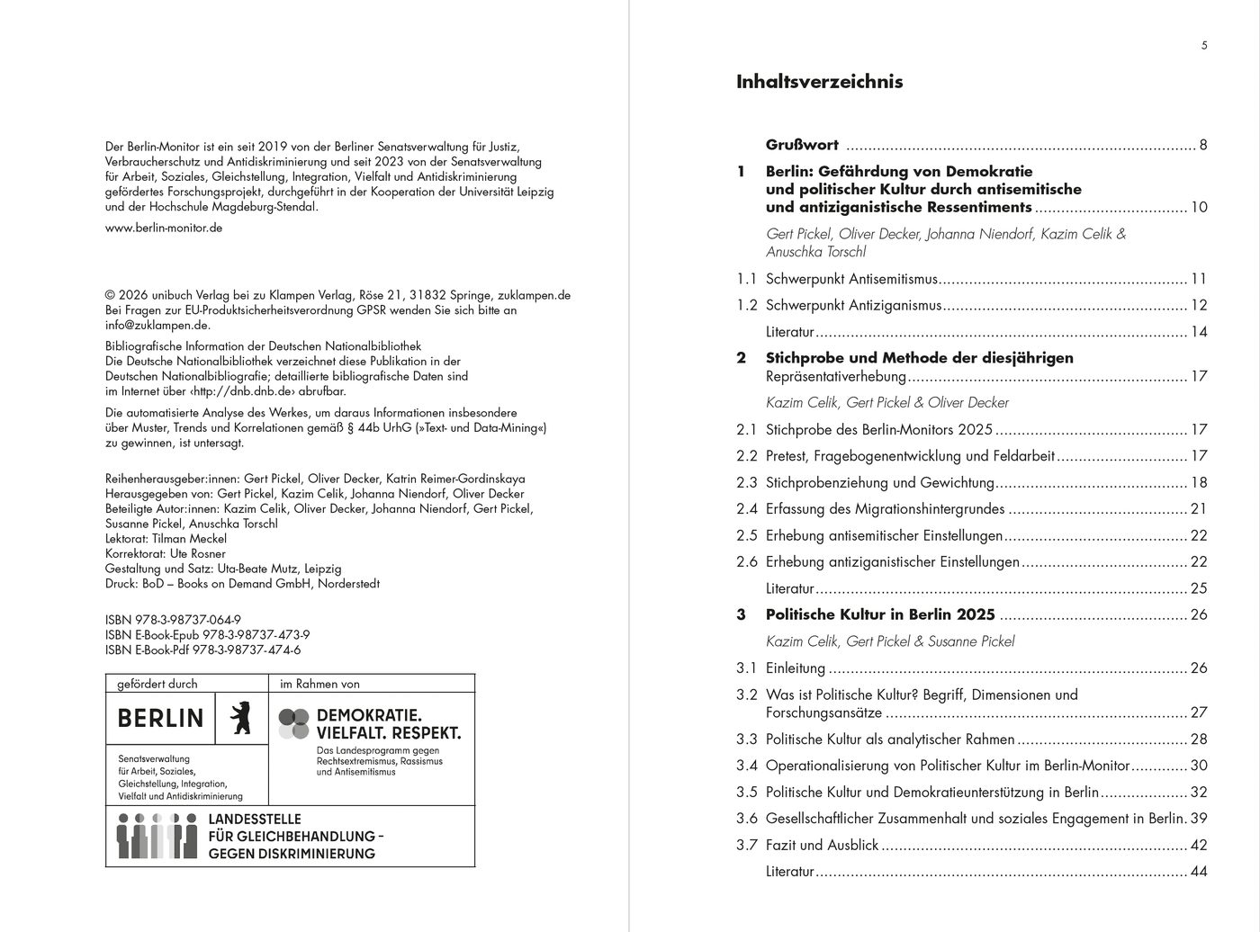 Blick ins Buch zu Der Berlin-Monitor 2025