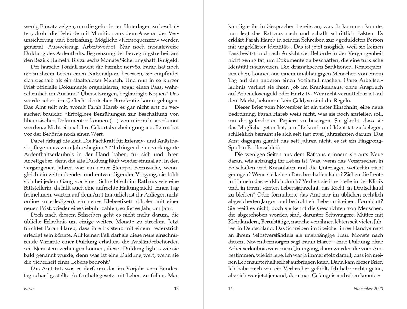 Blick ins Buch zu Nirgendwo ein Land