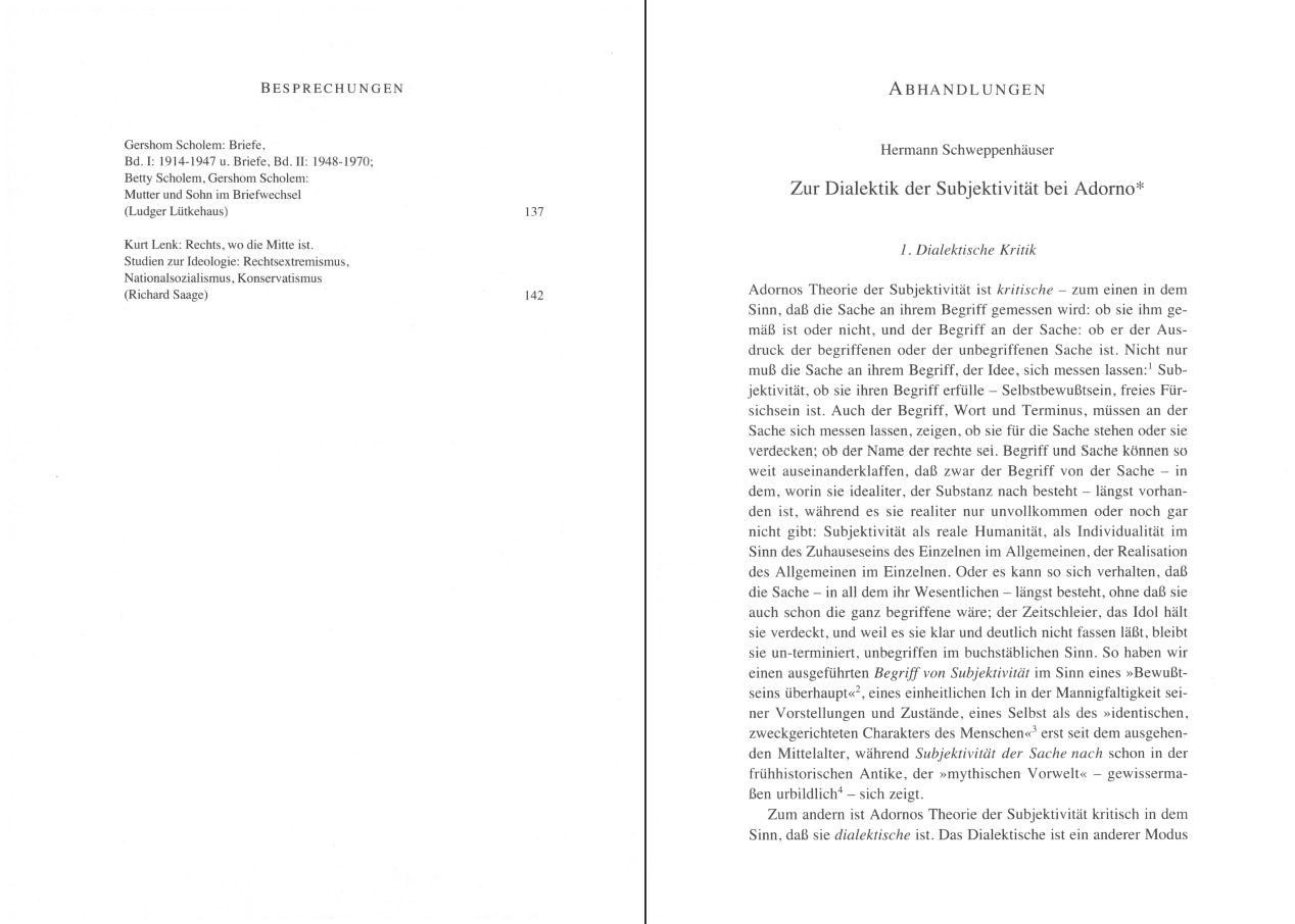 Blick ins Buch zu Zeitschrift für kritische Theorie / Zeitschrift für kritische Theorie, Heft 4 (1997)