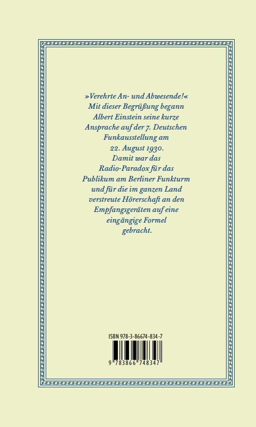 Rückseite zu Radiozeiten