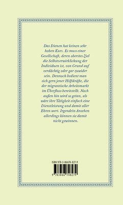 Rückseite zu Dienstboten