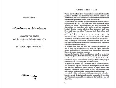 Blick ins Buch zu Wahnsinn zum Mitnehmen