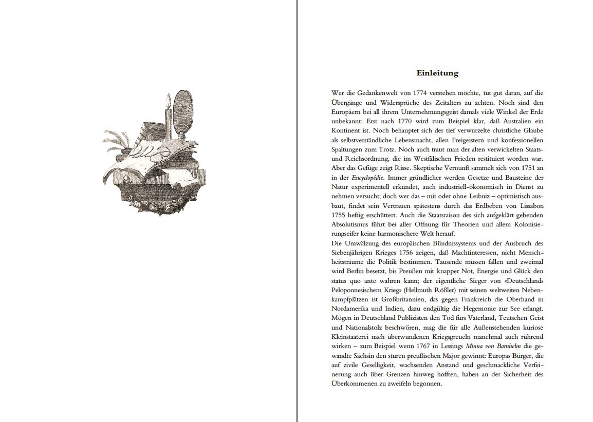 Blick ins Buch zu Werthers Welt