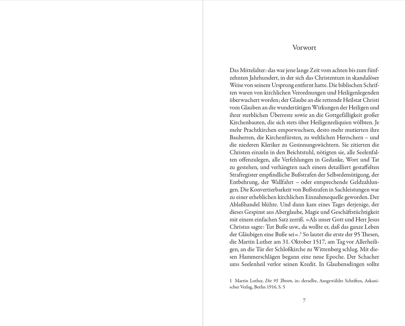 Blick ins Buch zu Luther – Steckbrief eines Überzeugungstäters