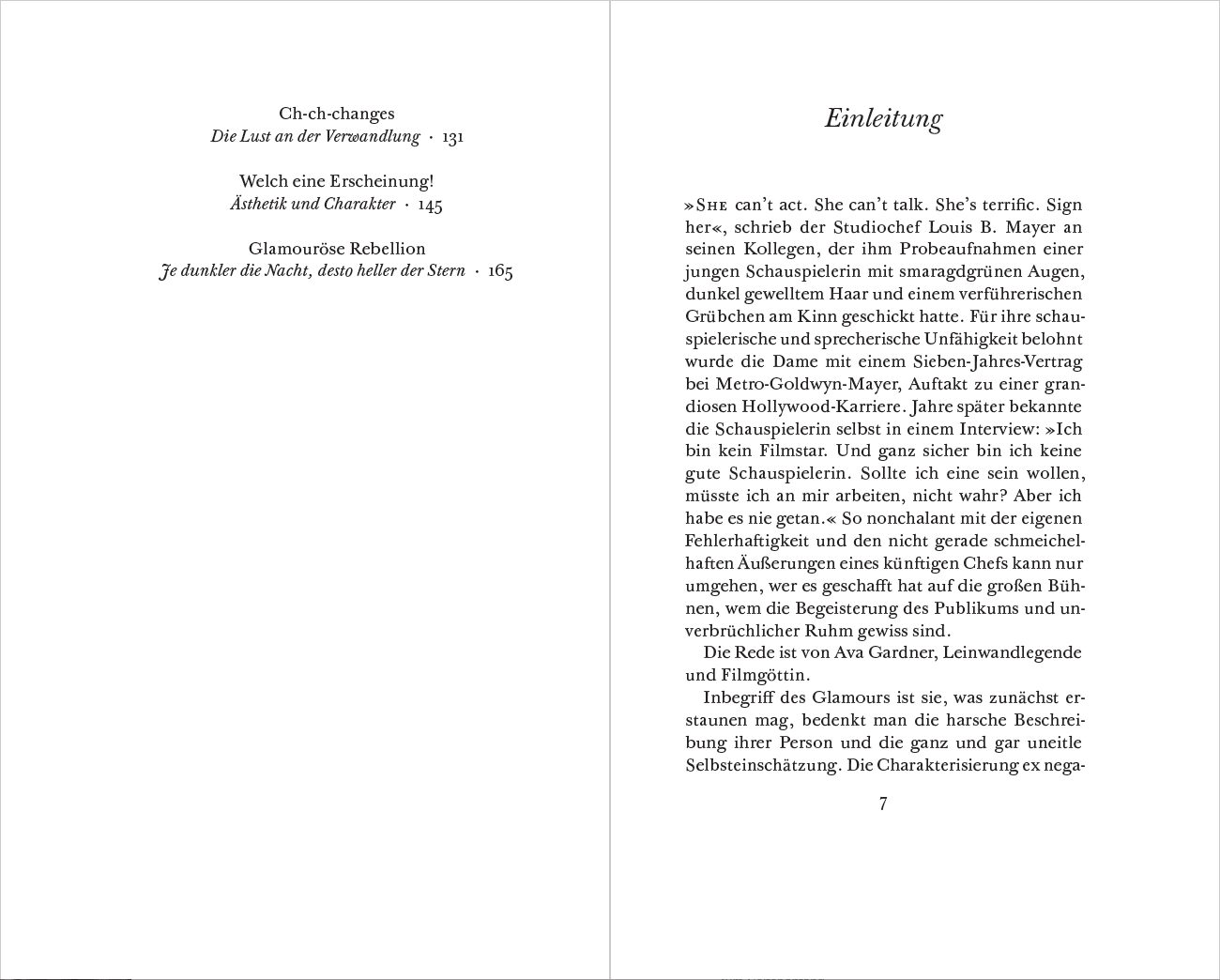 Blick ins Buch zu Glamour