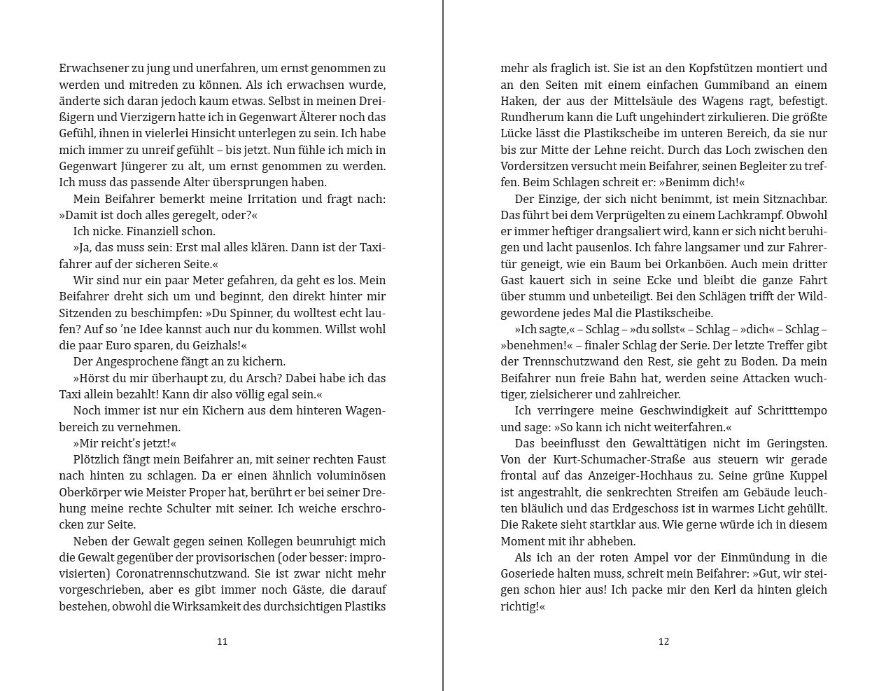 Blick ins Buch zu »Kann ich den Typen nicht hier im Taxi lassen?«