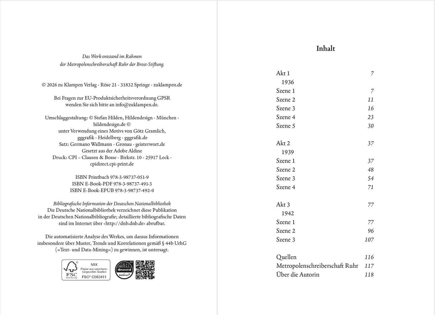 Blick ins Buch zu Grabeland